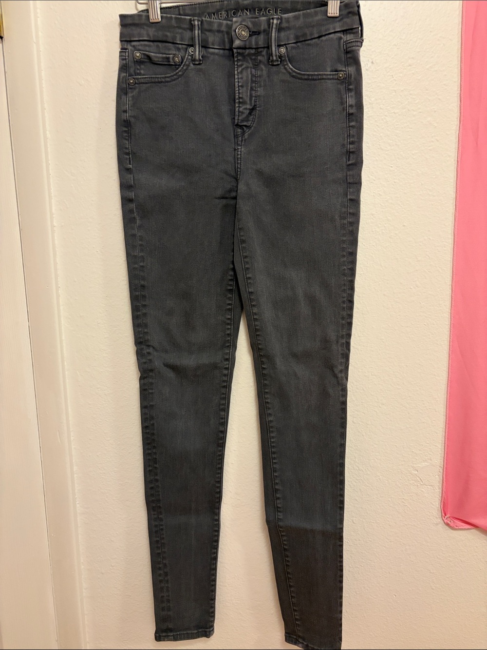 AMERICAN 🇺🇸 EAGLE 🦅 OUTFITTERS Ne(x)t Level Premium Hi-Rise Jegging Grey Jeans 👖